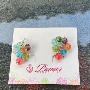 Premier Designs Colorful Beaded Earrings